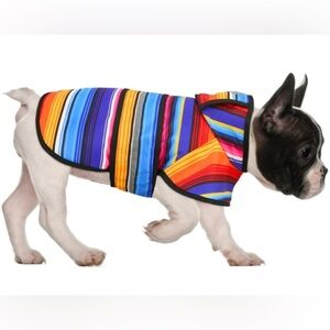 🆕Stripped Water-Resistant Pet Raincoat M🆕